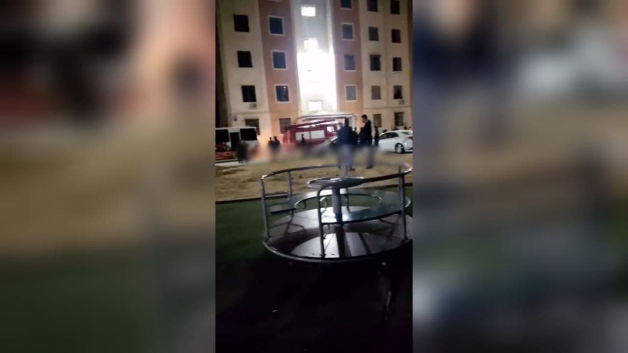 На Чиланзаре произошел взрыв газа в новостройке - видео