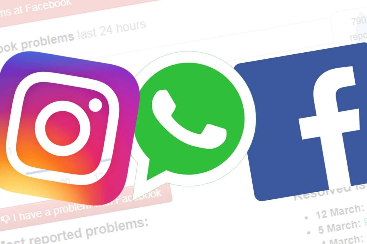Во всем мире произошёл глобальный сбой соцсетей Facebook, Instagram и WhatsApp