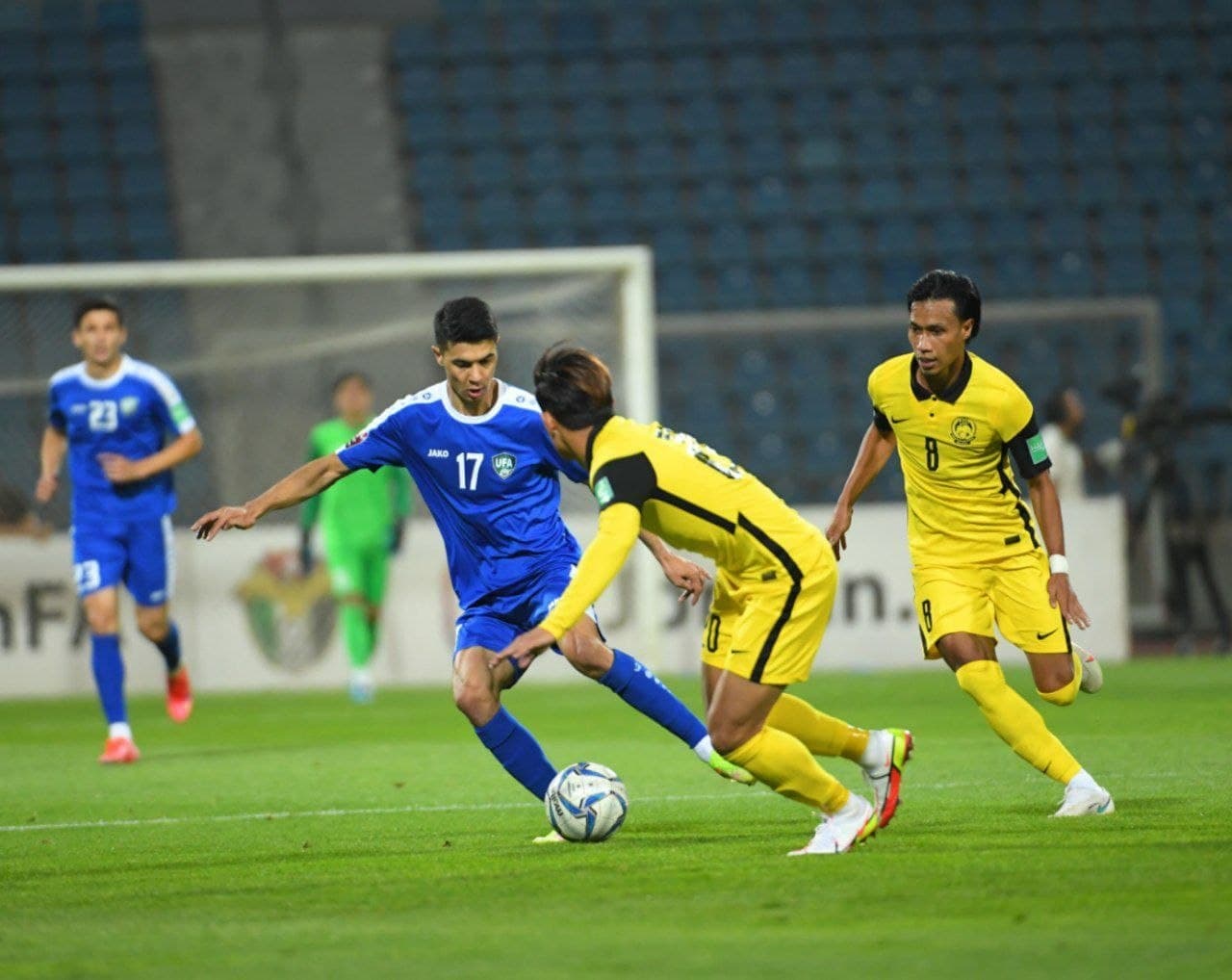 Сборная Узбекистана разгромила сборную Малайзии 