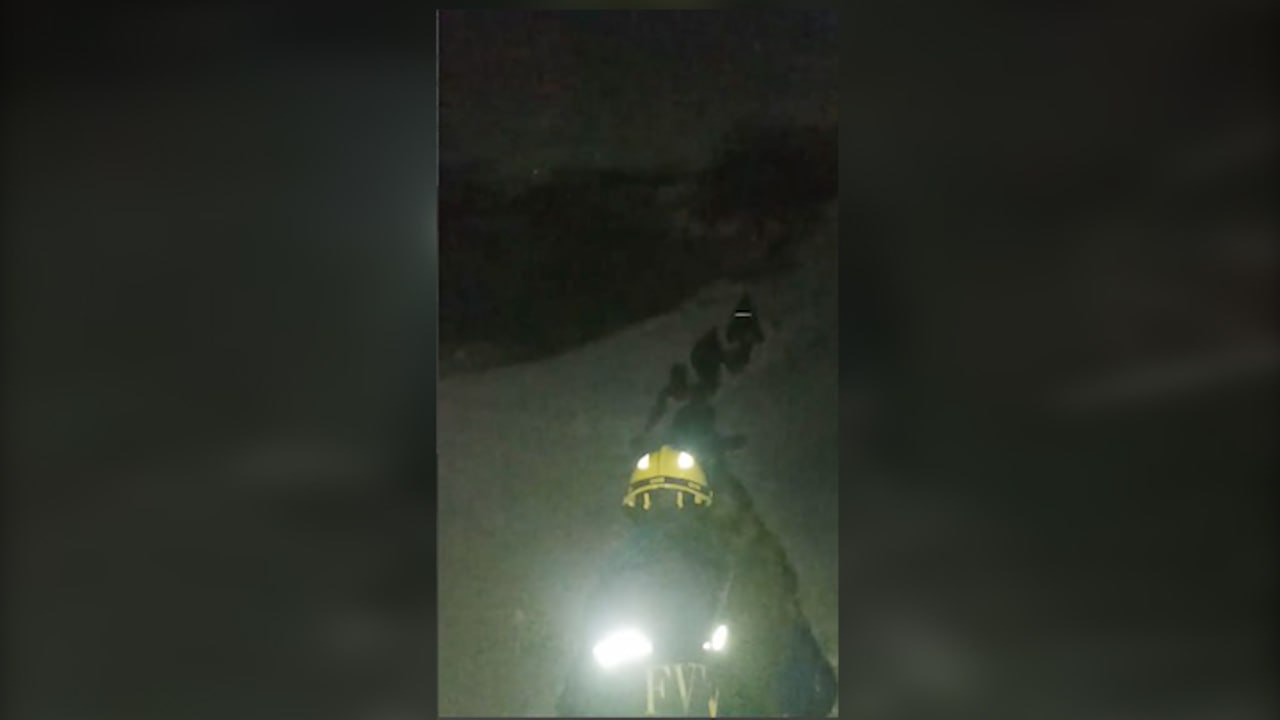 В Бостанлыке спасли туриста, упавшего в горную реку