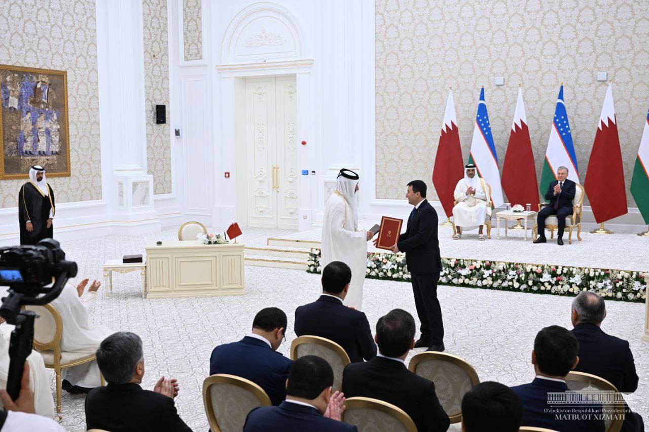 Узбекистан и Катар подписали 15 двусторонних документов (список)