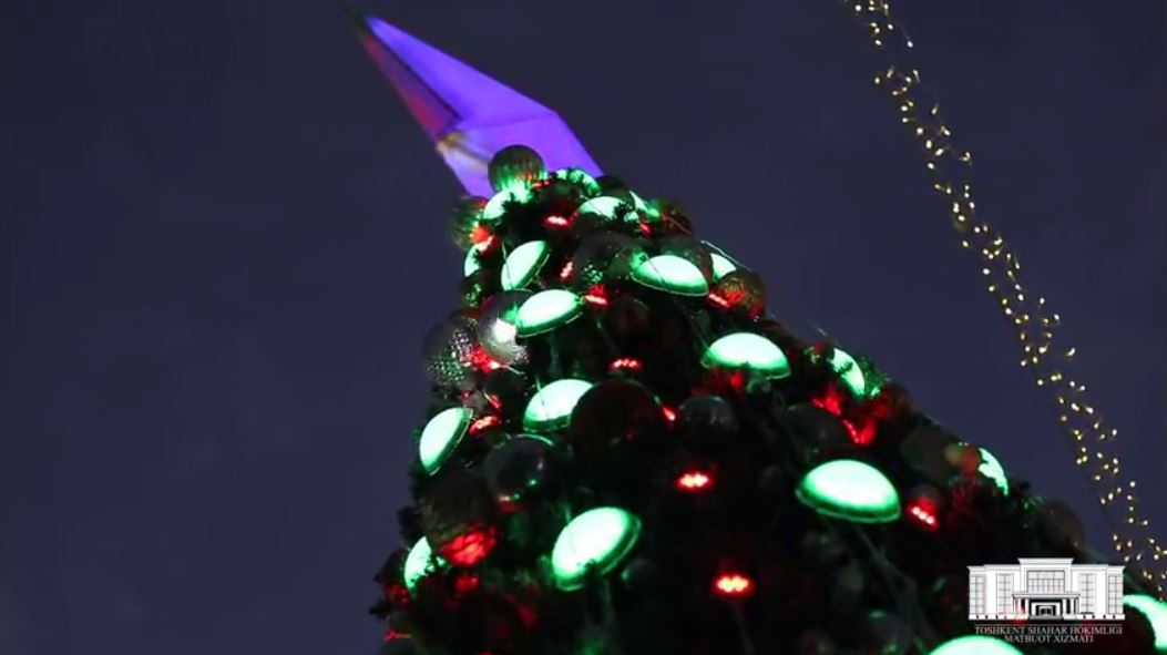 Жители Ташкента смогут бесплатно доехать до главной новогодней елки