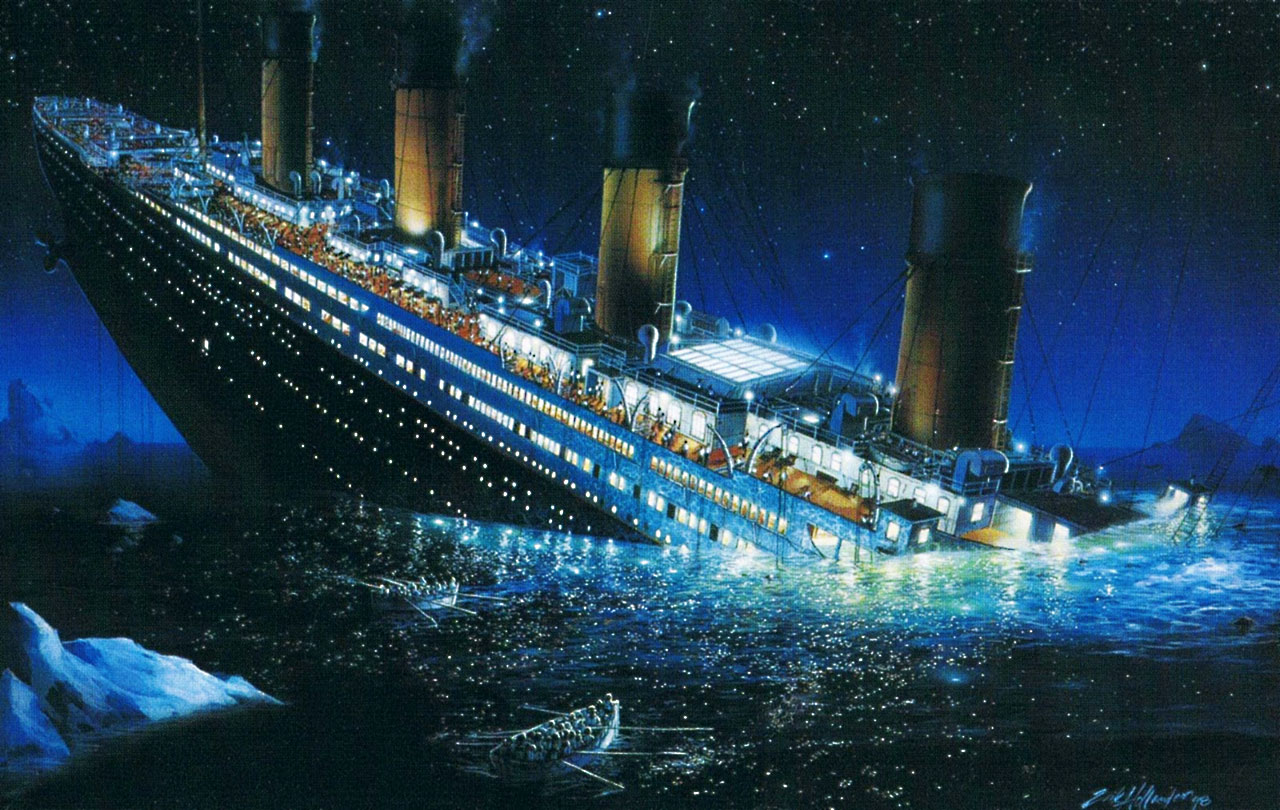 В сети завирусилась конспирологическая теория, что Титаник никогда не тонул