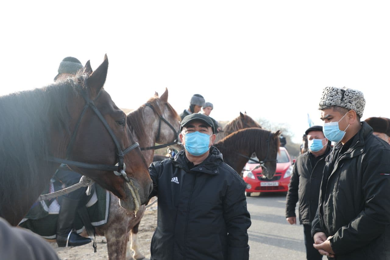 Зоир Мирзаев поучаствовал в акции запуска каравана из Кашкадарьи в Ташкент 