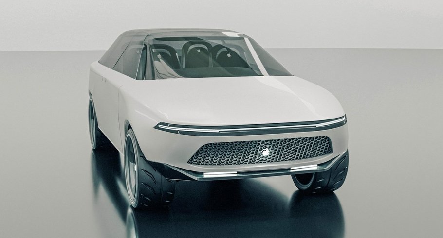 Вот как будет выглядеть электромобиль от Apple: 3D изображения на основе патентных эскизов - много фото