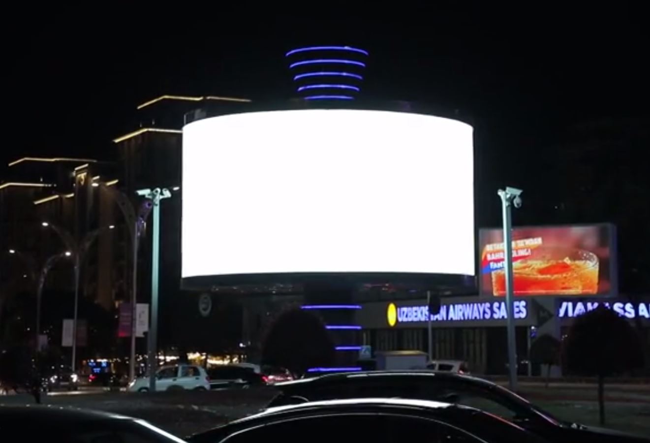 В Ташкенте LED-экраны сделают менее слепящими