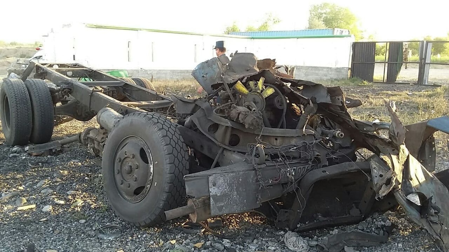 В Самарканде взорвался газовоз «ЗИЛ-138»: есть погибшие