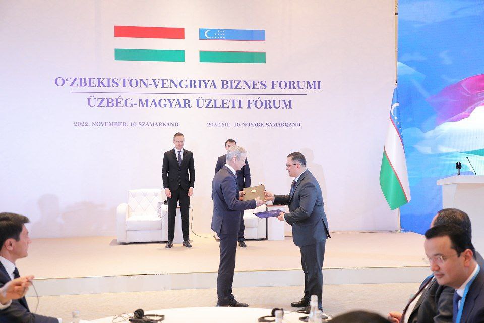 Узбекистан и Венгрия подписали ряд документов — список