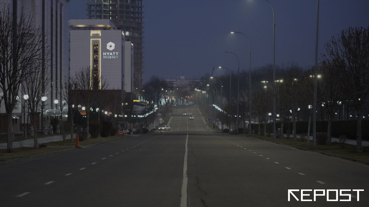 В Ташкенте хотят отключать уличное освещение для экономии электричества