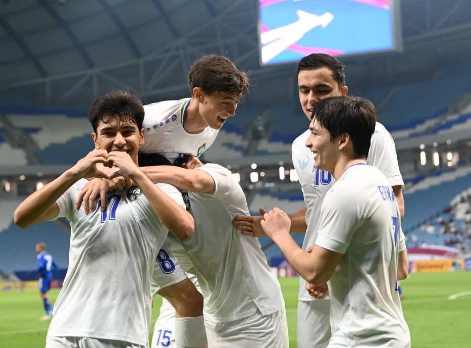 Узбекистан забил Кувейту пять голов и вышел в плей-офф Кубка Азии U-23