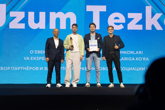 Узбекистанцы назвали Uzum Tezkor брендом года среди «Служб доставки»