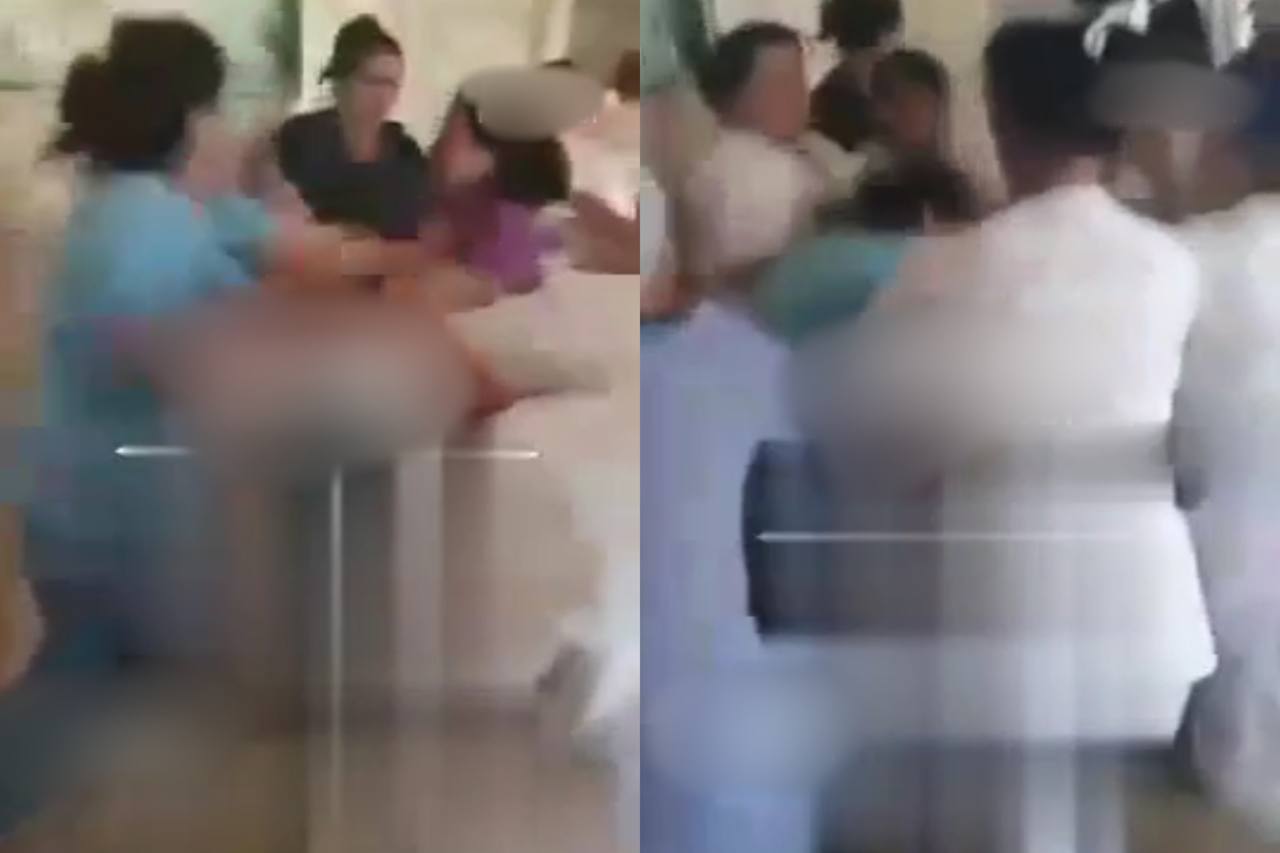 В Самарканде между сотрудниками роддома произошла драка — видео