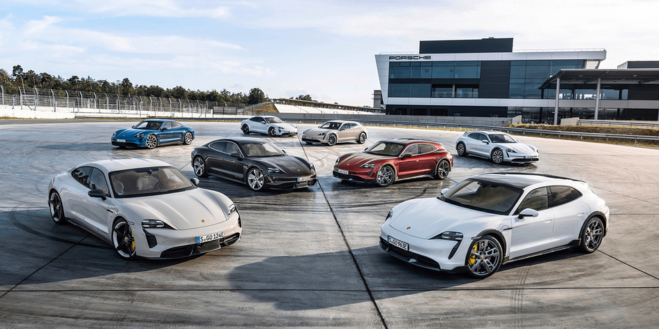 Porsche собирается выпустить шесть новых электрокаров за семь лет