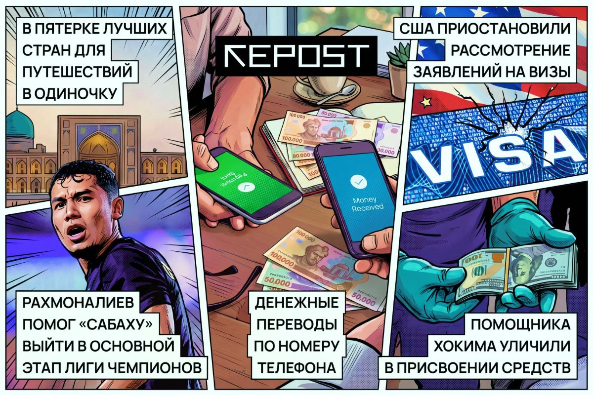 Подборка - последние новости от команды Repost.uz