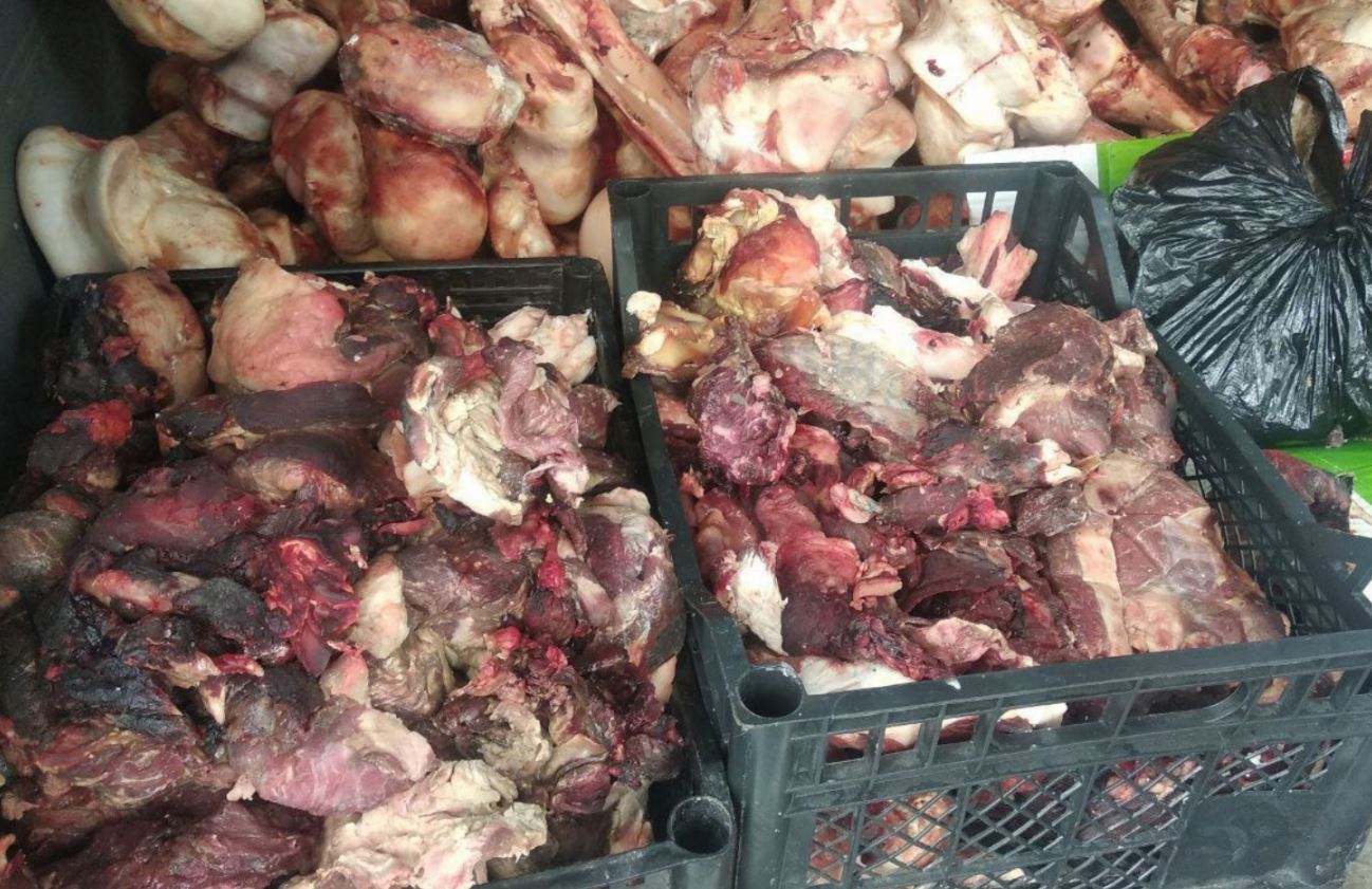 На рынке «Куйлюк» обнаружили почти 200 кг испорченного мяса