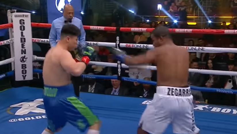Бектемир Меликузиев нокаутировал перуанского боксера — видео
