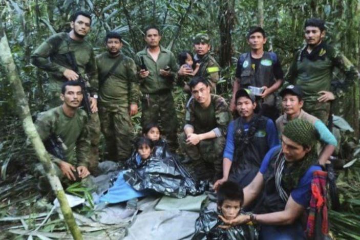 В Колумбии спустя 40 дней после крушения самолета нашли выживших детей