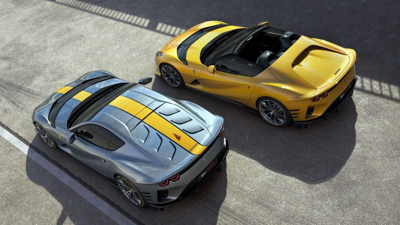 Ferrari представила два суперкара мощнейшим двигателем в истории бренда