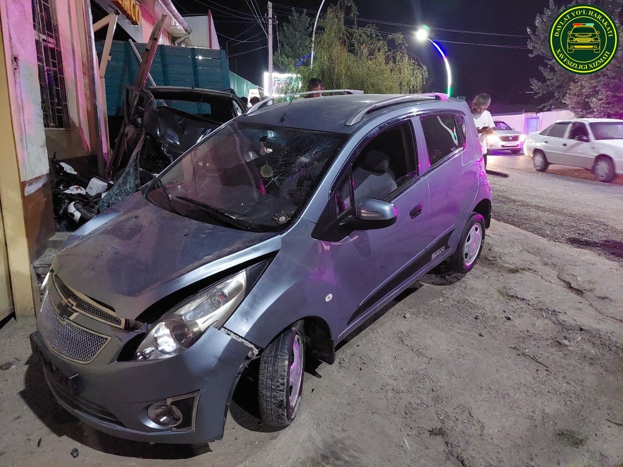 Страшное ДТП в Андижане: грузовик съехал на обочину и протаранил «Матиз» и «Спарк»