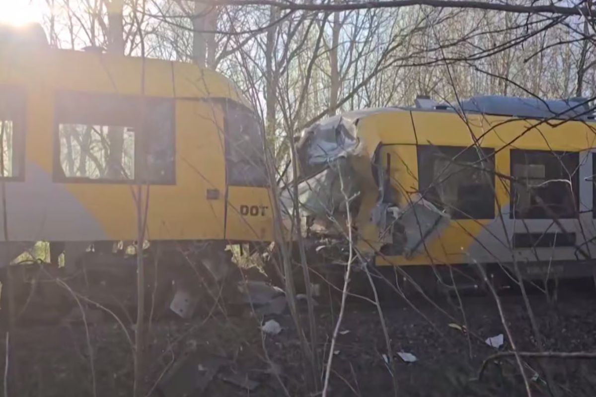 В Дании произошло лобовое столкновение двух поездов, пострадали 17 человек