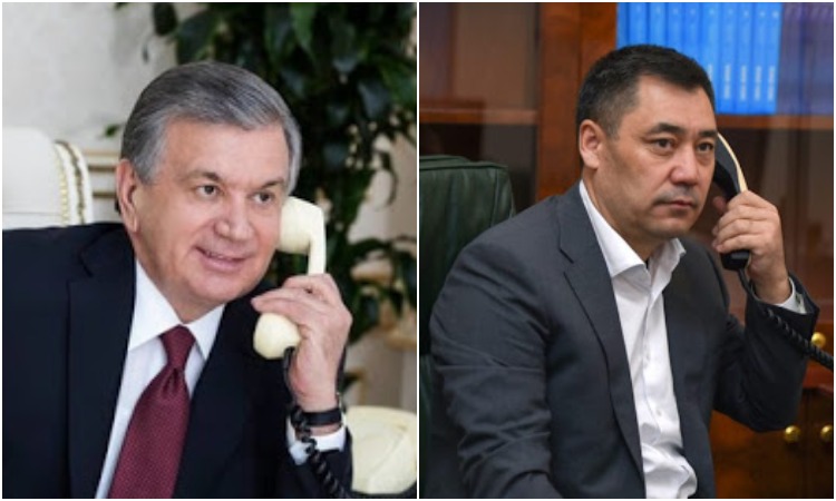 Шавкат Мирзиёев и Садыр Жапаров обсудили ситуацию на таджикско-кыргызской границе