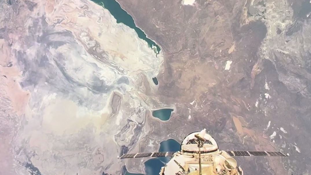 В МКС показали, как выглядит Аральское море из космоса — видео