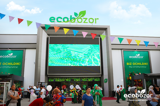 18-19 июня состоялось открытие второго филиала сети рынков Ecobozor — Ecobozor Beruniy