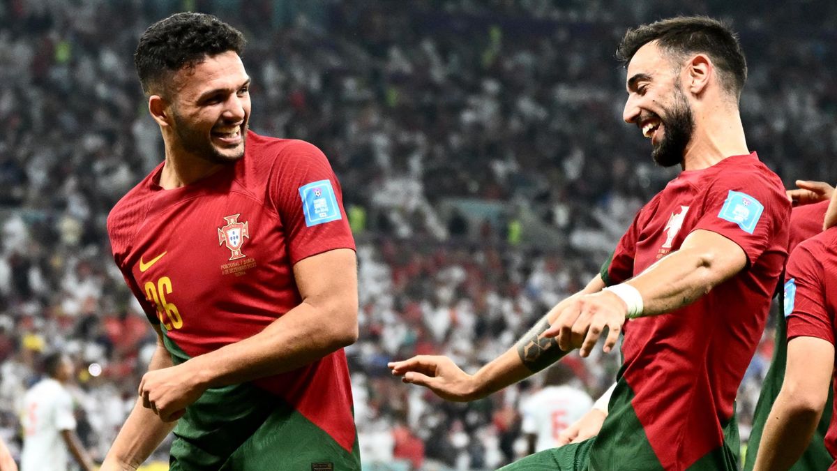 Португалия разгромила Швейцарию, забив шесть голов — видео