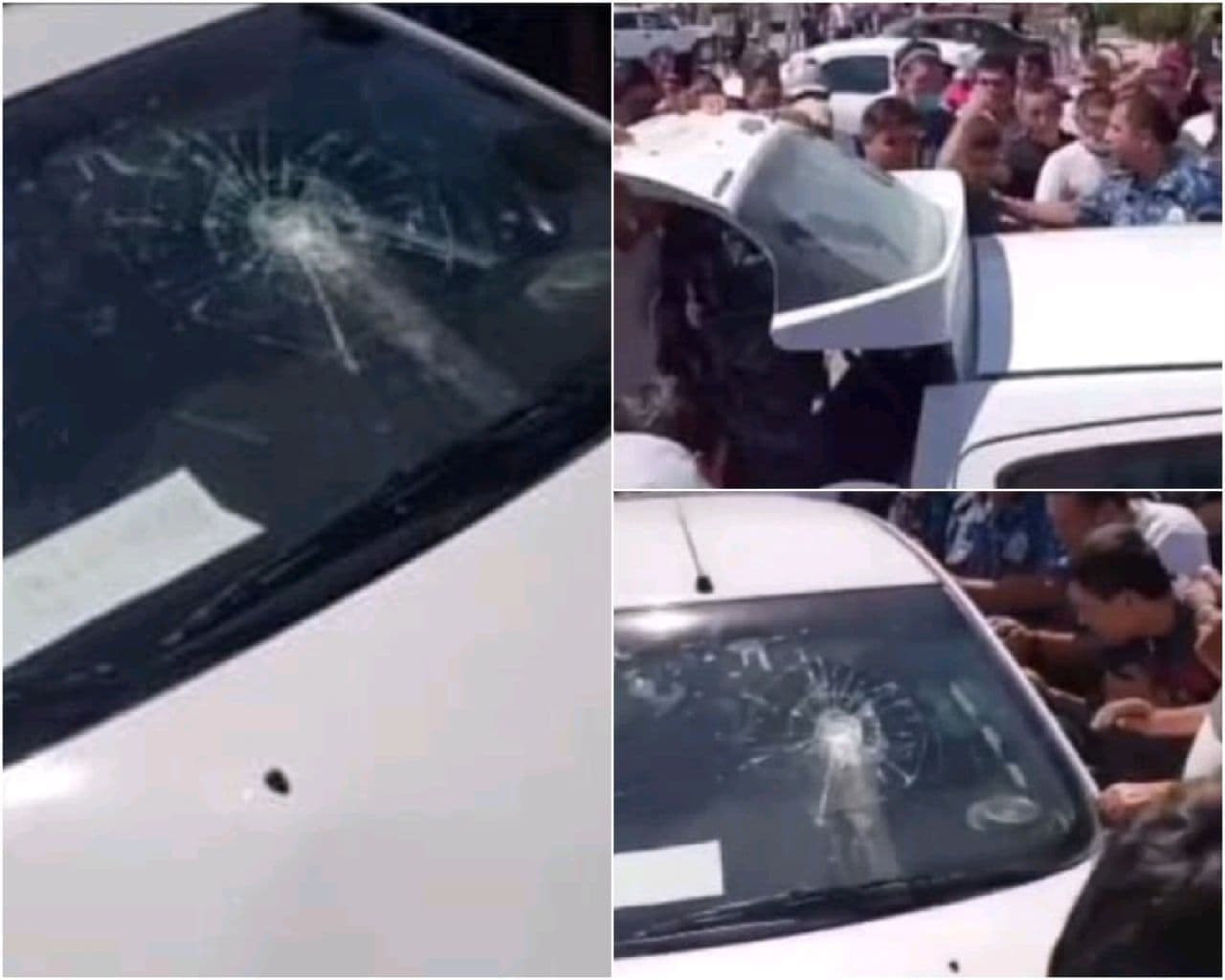 В Навоийской области водители повредили автомобиль человека, снимающего нарушения ПДД - видео