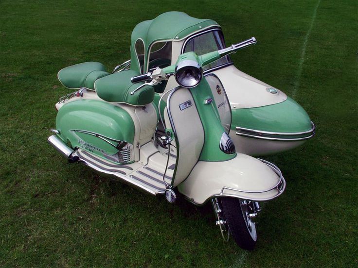  Lambretta TV175 Skuter va Sidecar. 1961-yil