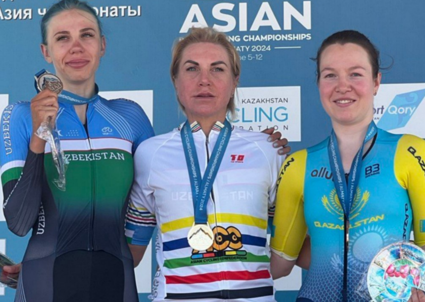 Узбекские велоспортсменки завоевали «золото» и «серебро» на ЧА