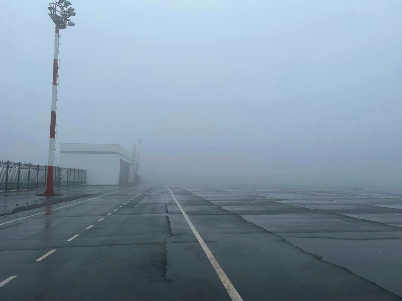 Густой туман вновь ограничил работу узбекских аэропортов 