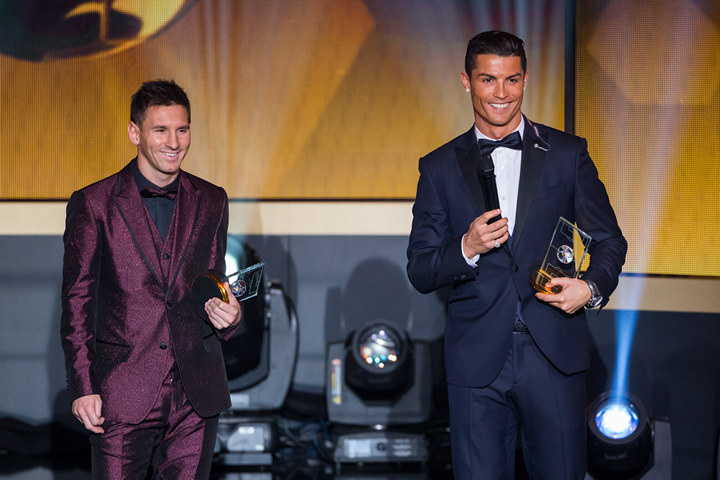 Роналду и Месси стали претендентами на лучшего игрока года Globe Soccer Awards