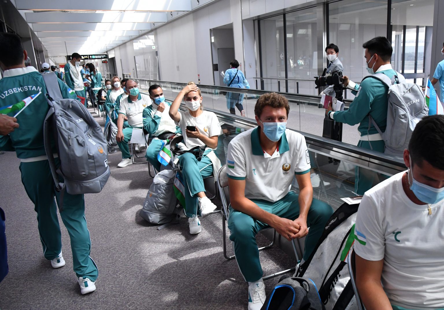 Сборная Узбекистана прибыла в Токио для участия в Олимпийских играх