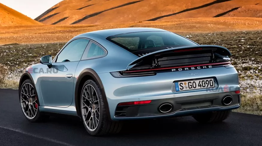Появились новые фото спортивного кроссовера Porsche 911 Safari