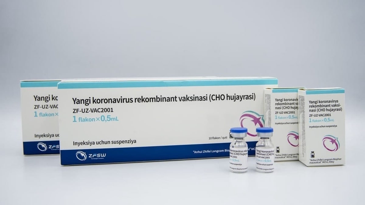 Стало известно, сколько человек в Узбекистане привились узбекско-китайской вакциной ZF-UZ-VAC2001