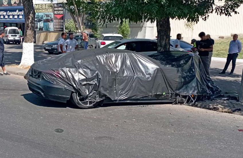 В Ташкенте столкнулись Nexia-1 и Audi за $140 тысяч — видео