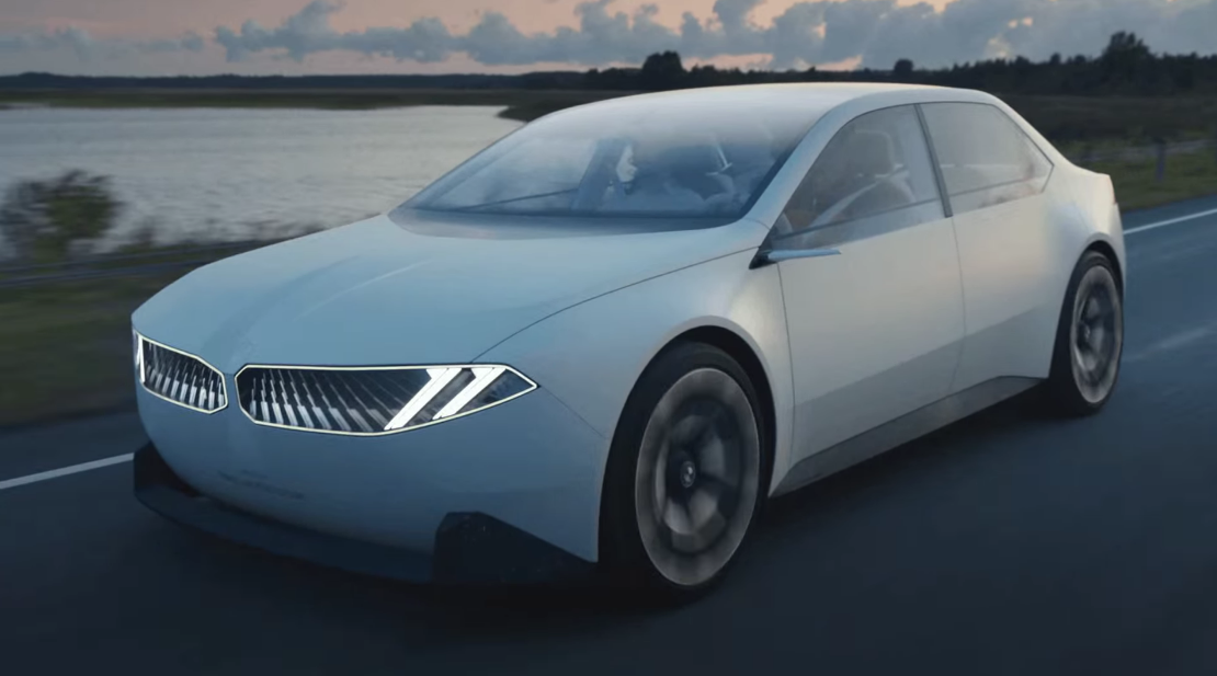 BMW показал электрический седан Neue Klasse Electric Sedan на видео