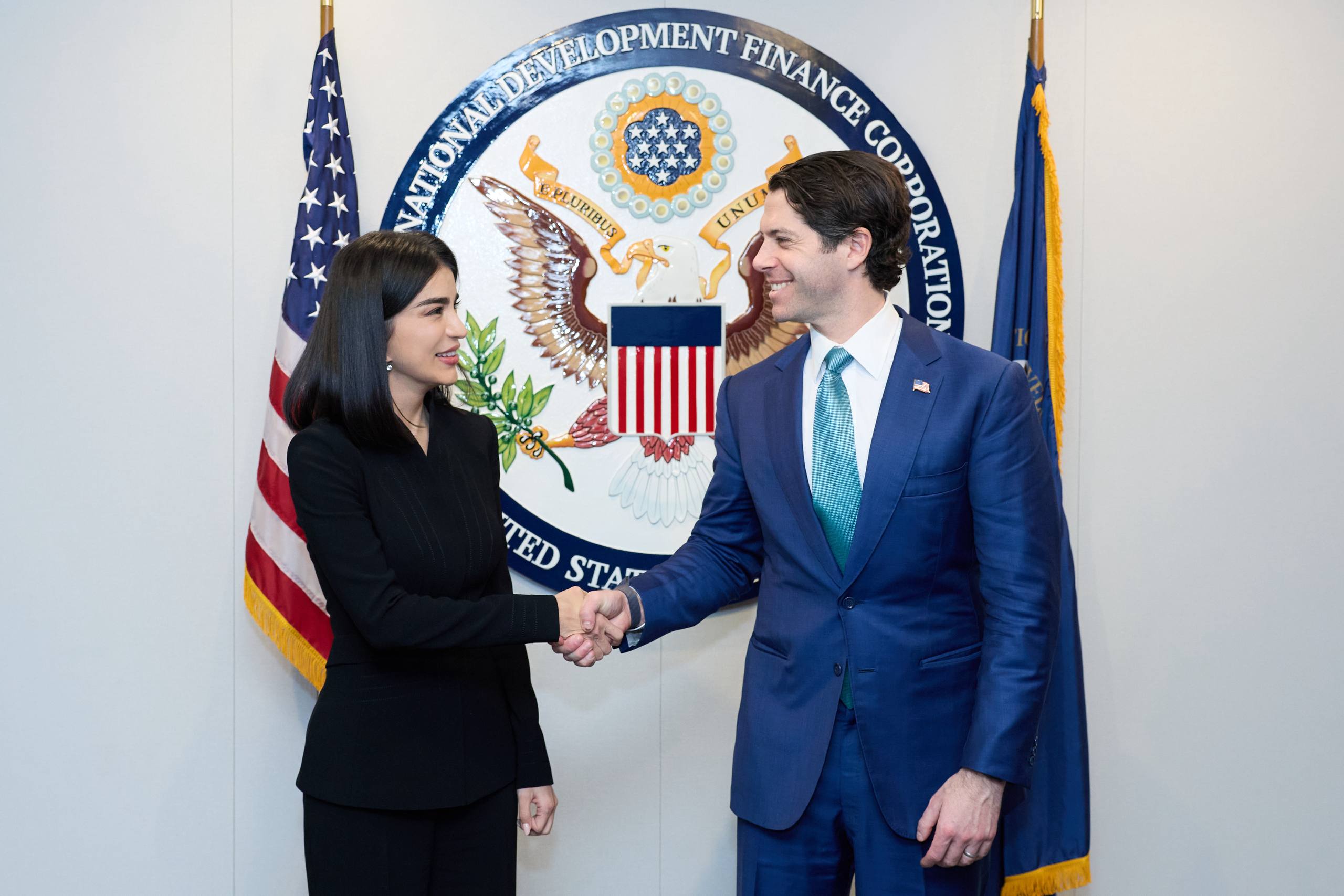 Саида Мирзиёева встретилась с главой DFC Беном Блэком