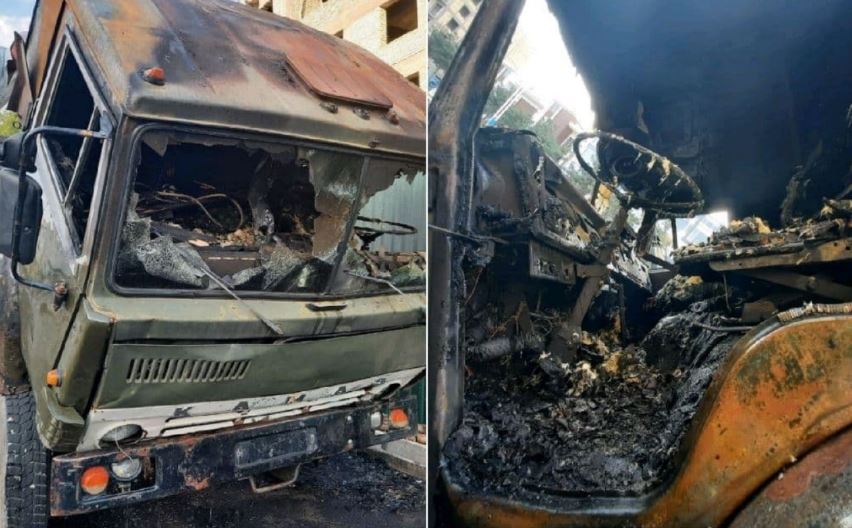 В Намангане сгорел дотла салон грузовика «КАМАЗ»<br>