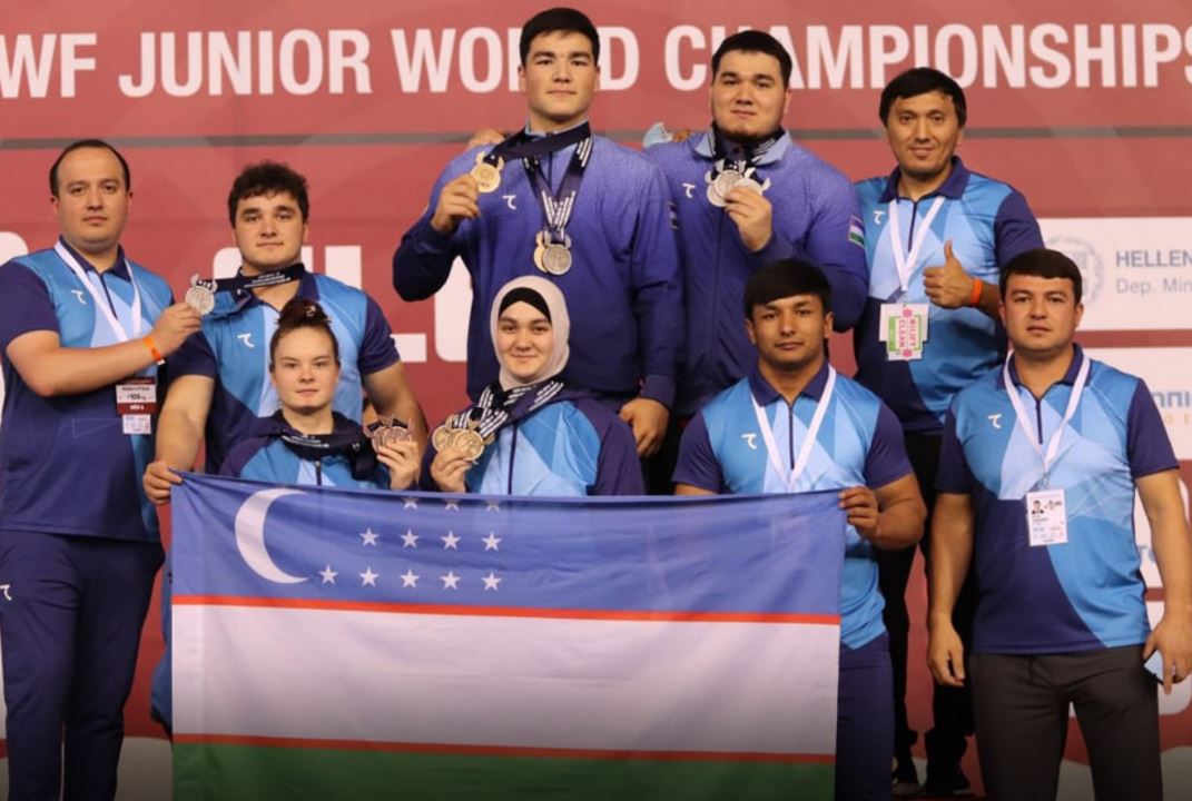 Узбекские тяжелоатлеты завоевали 12 медалей в Греции