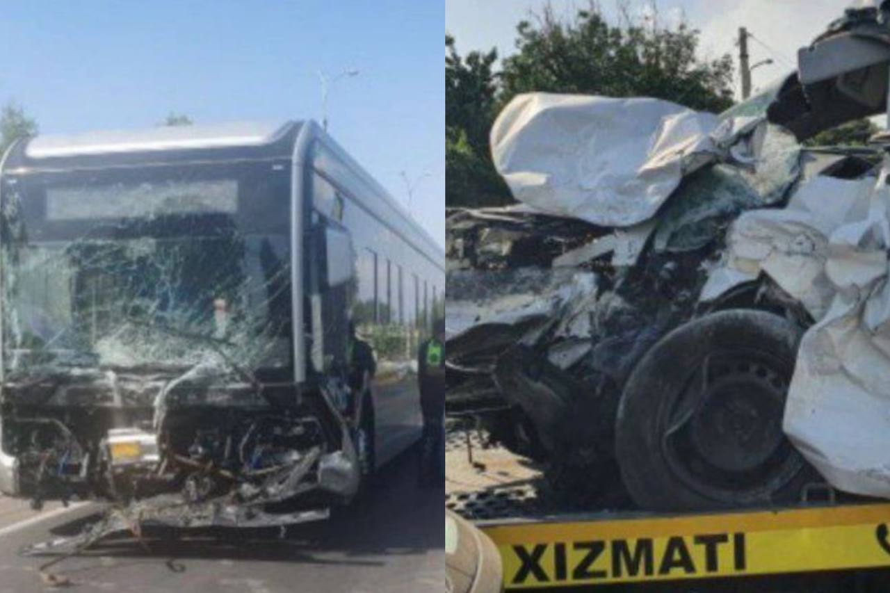 В Ташкенте произошло страшное ДТП с участием электробуса, есть погибший (видео)