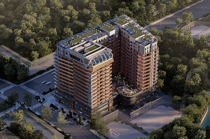 Nirvana Luxury Residence предлагает квартиры от 38 м², включая эксклюзивные пентхаусы