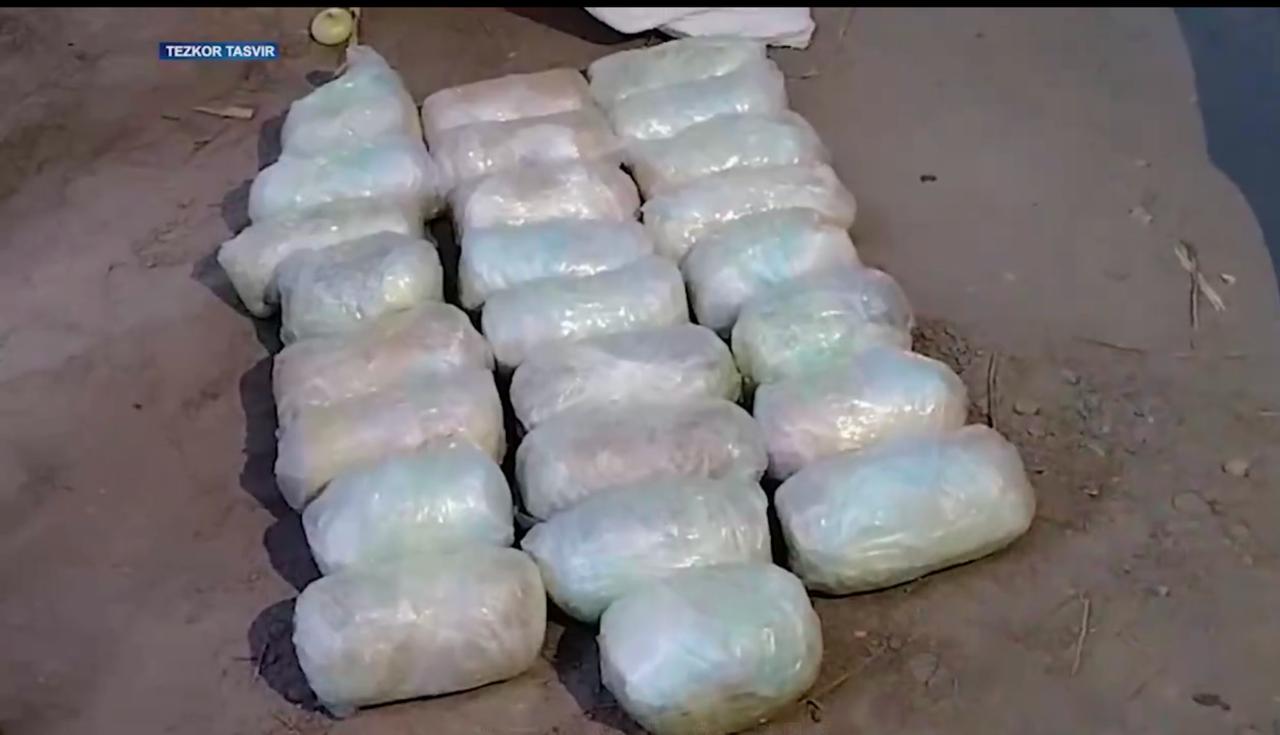 Tojikistondan olib kelingan qariyb 50 kg “opiy” giyohvandlik vositasi musodara qilindi