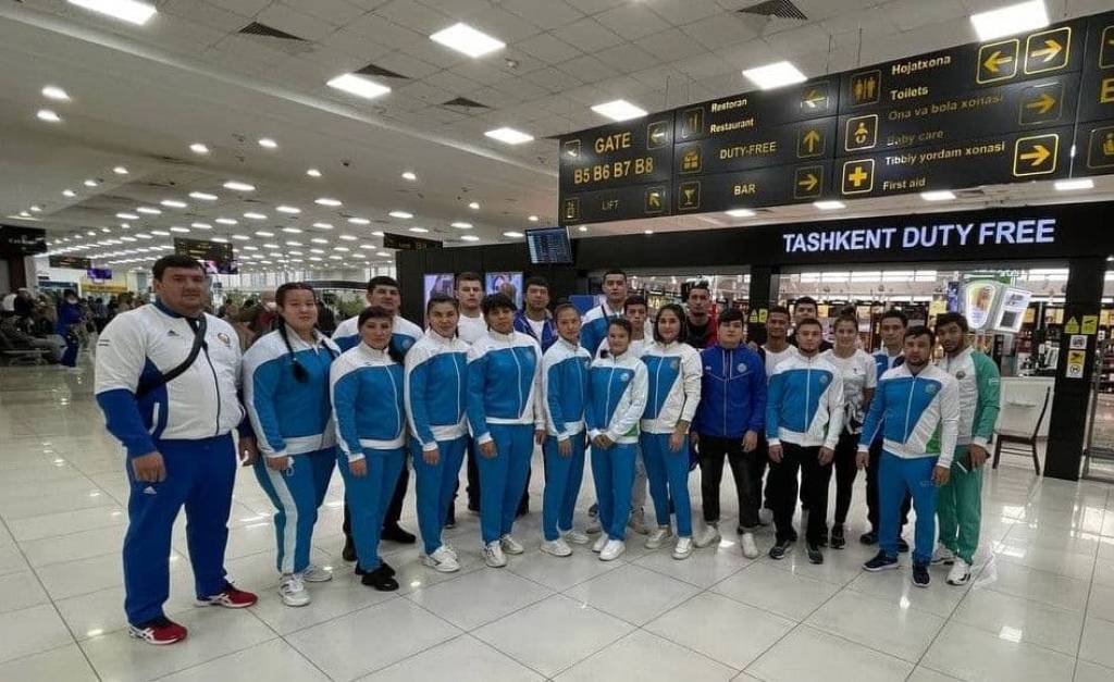 Молодежная сборная Узбекистана по дзюдо отправилась в Италию