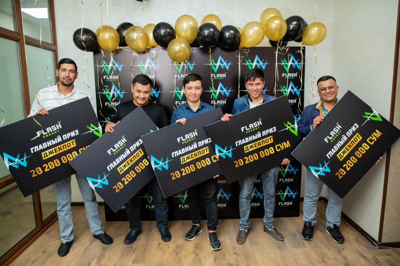 Flash Up Energy разыграла ценные призы среди участников акции «Угадай код, получи джекпот»