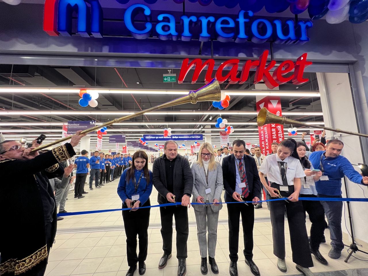 Carrefour открыл пятый магазин в Узбекистане