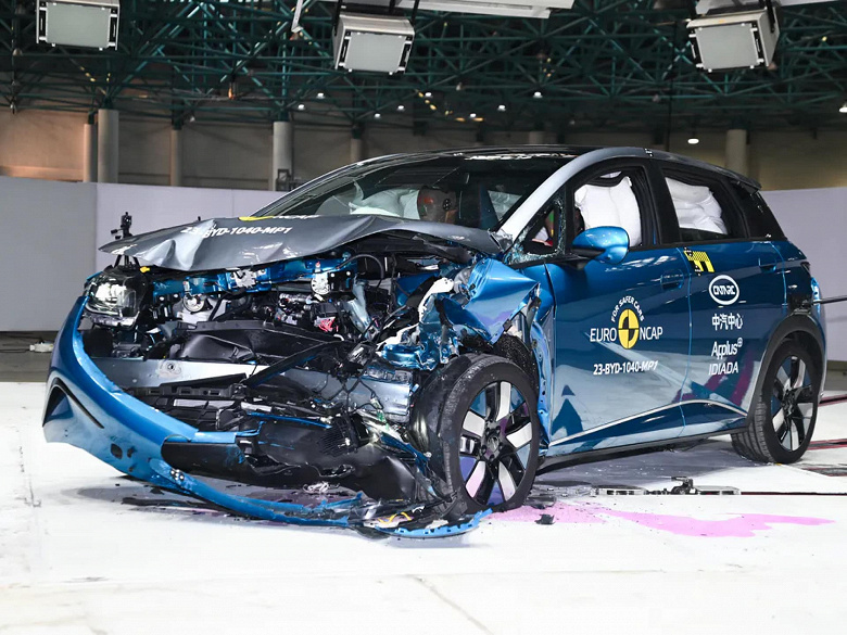 Еще один автомобиль BYD проявил себя на краш-тестах