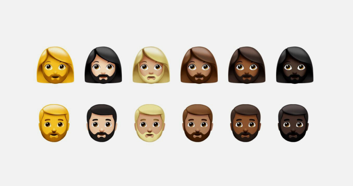 Apple добавила 217 новых эмодзи: бородатые мужчины и женщины, горящее сердце и шприц без крови