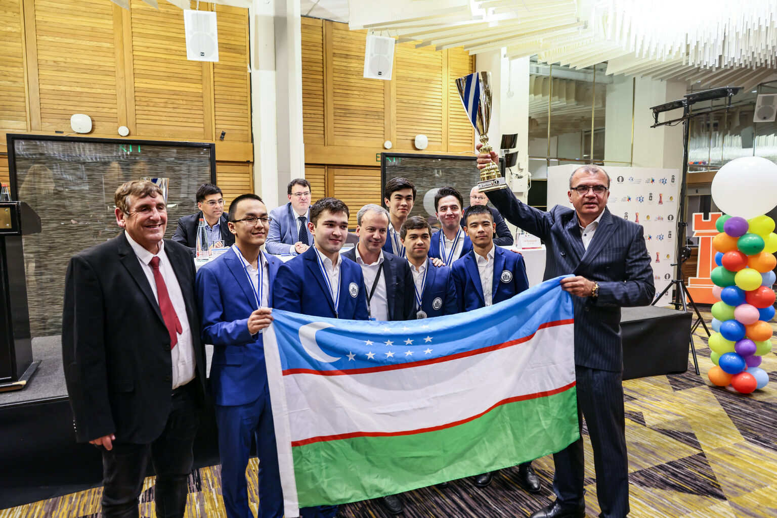 Узбекистан завоевал «серебро» командного Чемпионата мира по шахматам